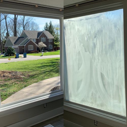 After and Before of Glass Replacement