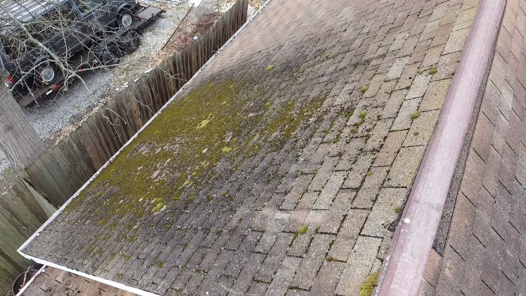 Top view of roof w/ Drone