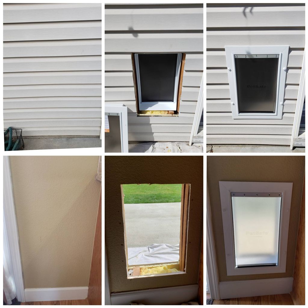 Pet Door Installed