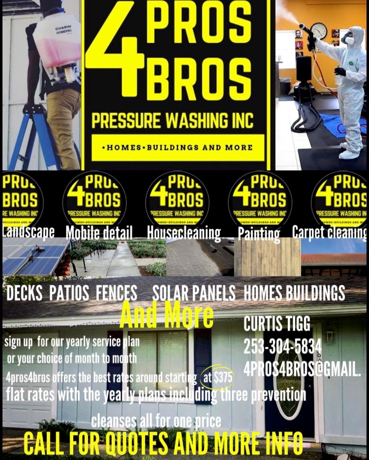 4Pros4BrosPressureWashingINC