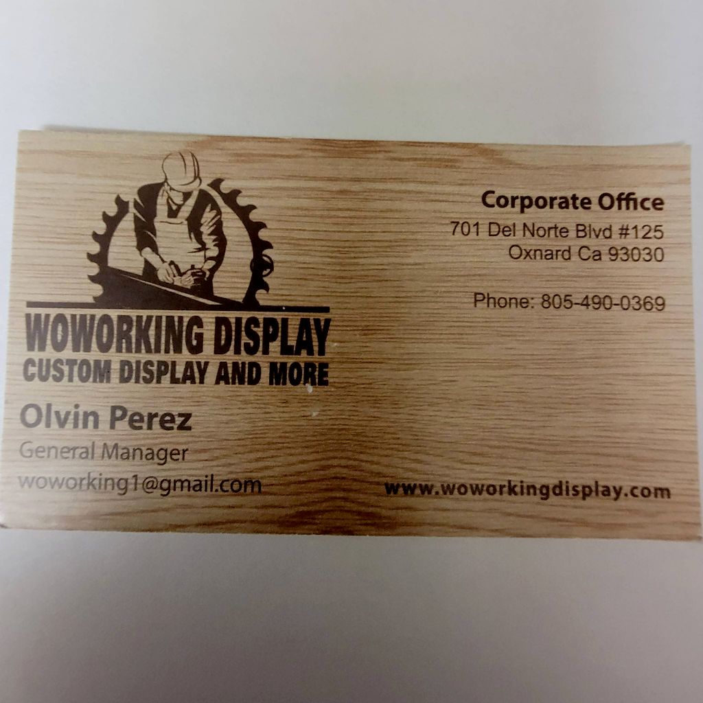 Woworking display