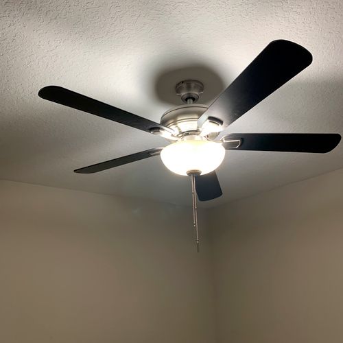 I love my fans mike installed. I made contact with