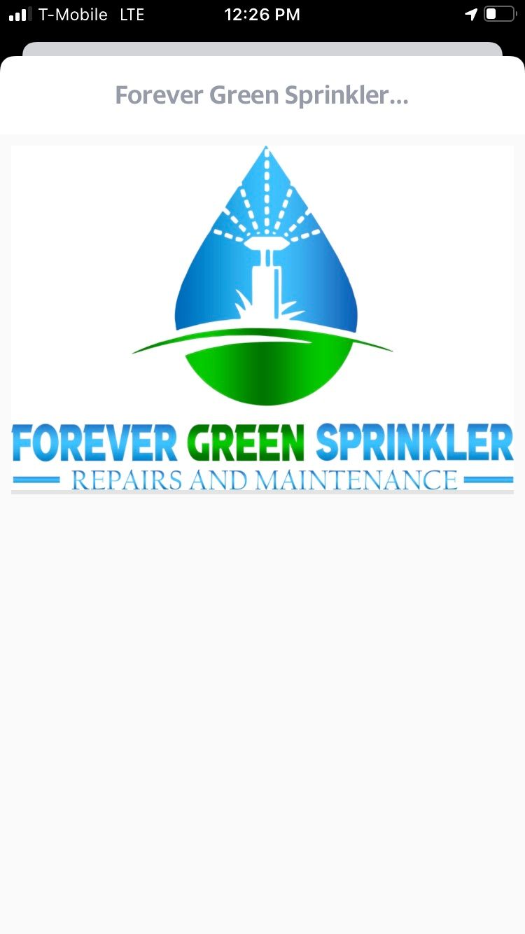 Forever Green Sprinkler Repairs & Maintenance.