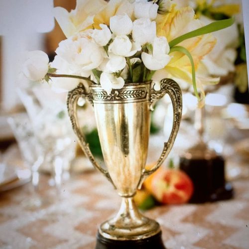 Trophy instead of a vase