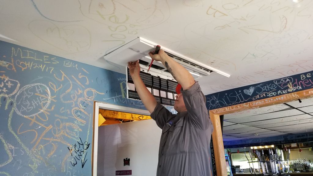 Installing Ductless Mini Splits For Panga Bar and 