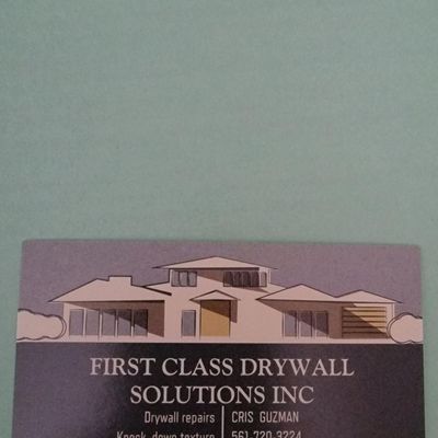 Avatar for First class drywall solution's