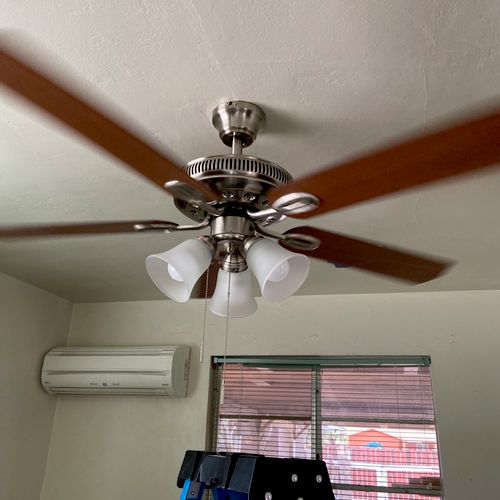 Very professional showed me everything on my fan w
