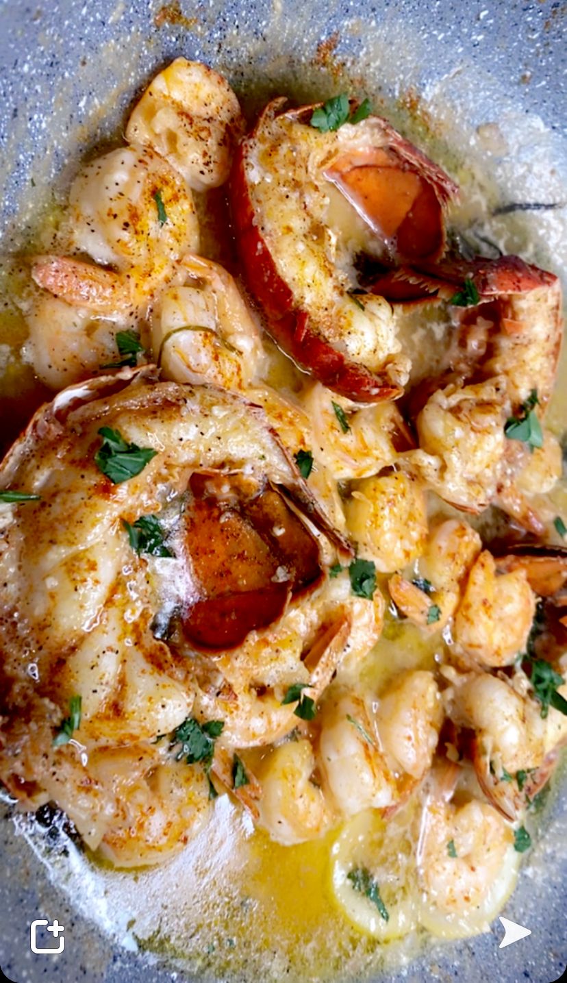 Sautéed lobster 
