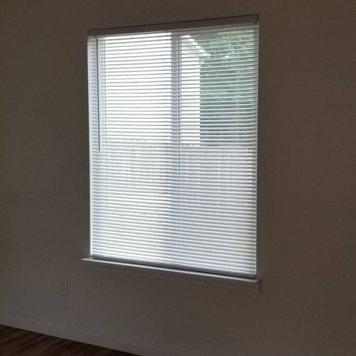 Great job installing blinds. Very professional and
