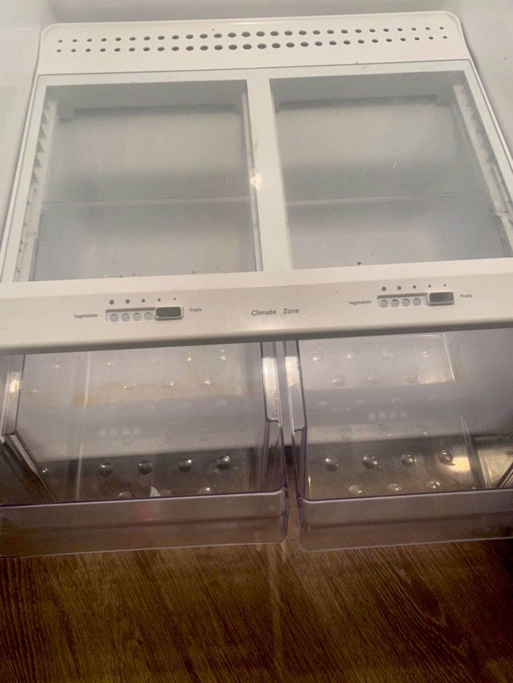 Cleaning inside fridge 