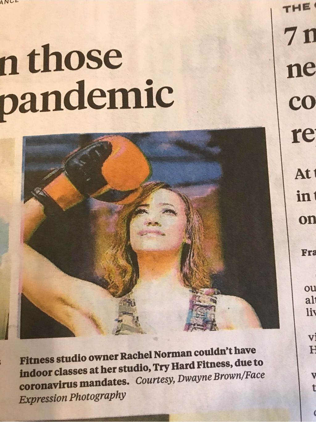 Try Hard Fitness in the Staten Island Advance 2021