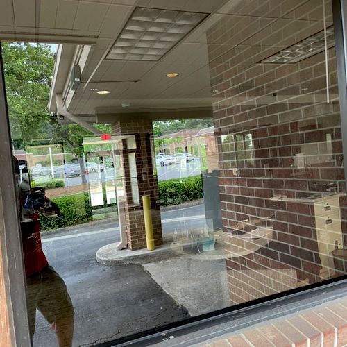 Window cleaning Project for Sandy Springs Bank