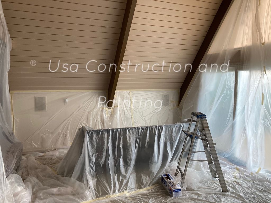 Interior painting preparing!