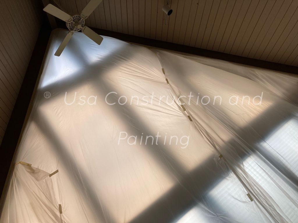 Interior painting preparing!