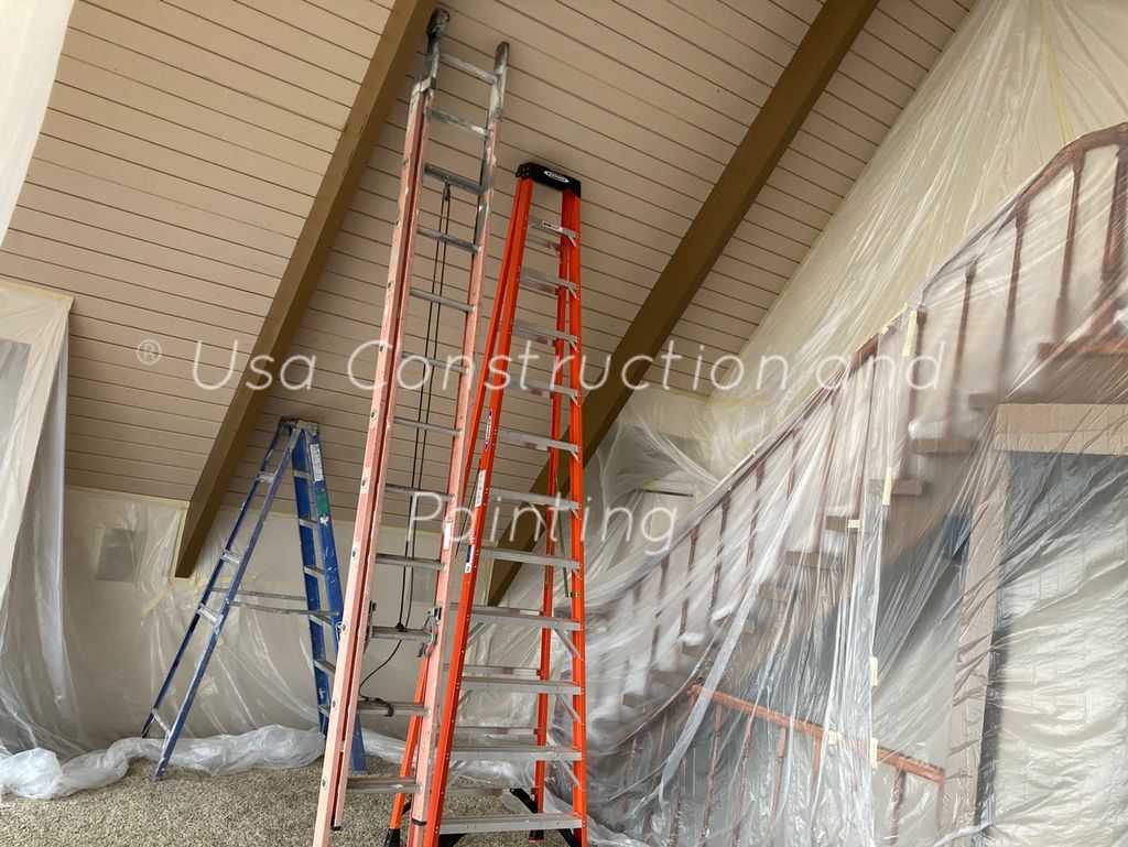 Interior painting!
Preparing!