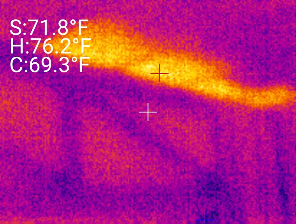 This roof had no apparent problems until a thermal