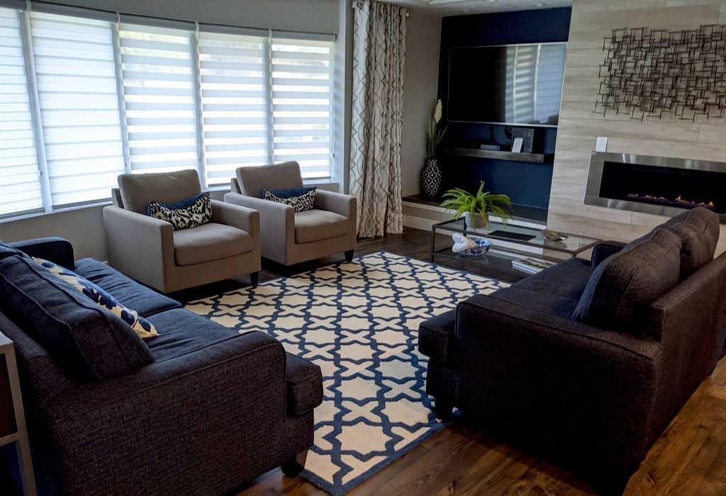 Deep cleaning of living room