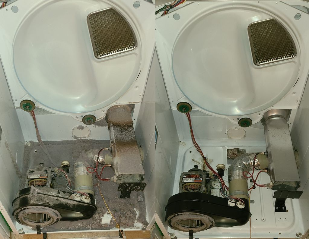 Dryer service (Befor/After)