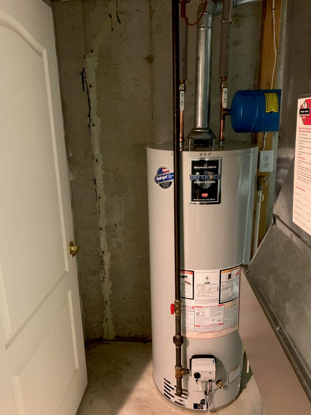 Water Heater Replacement w/ expansion tank