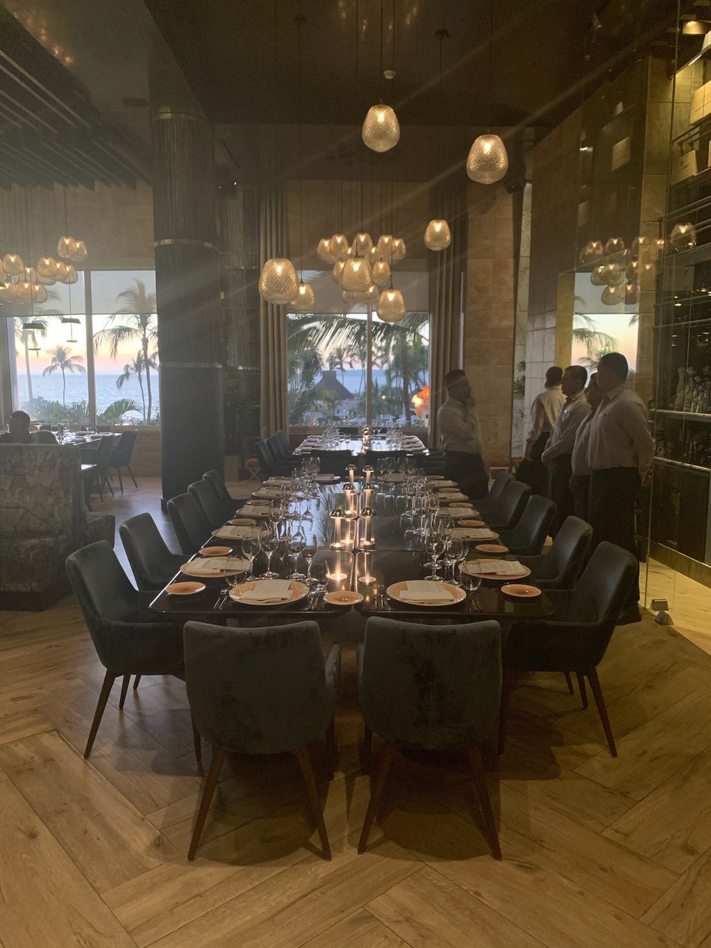 Private Dinner Setup