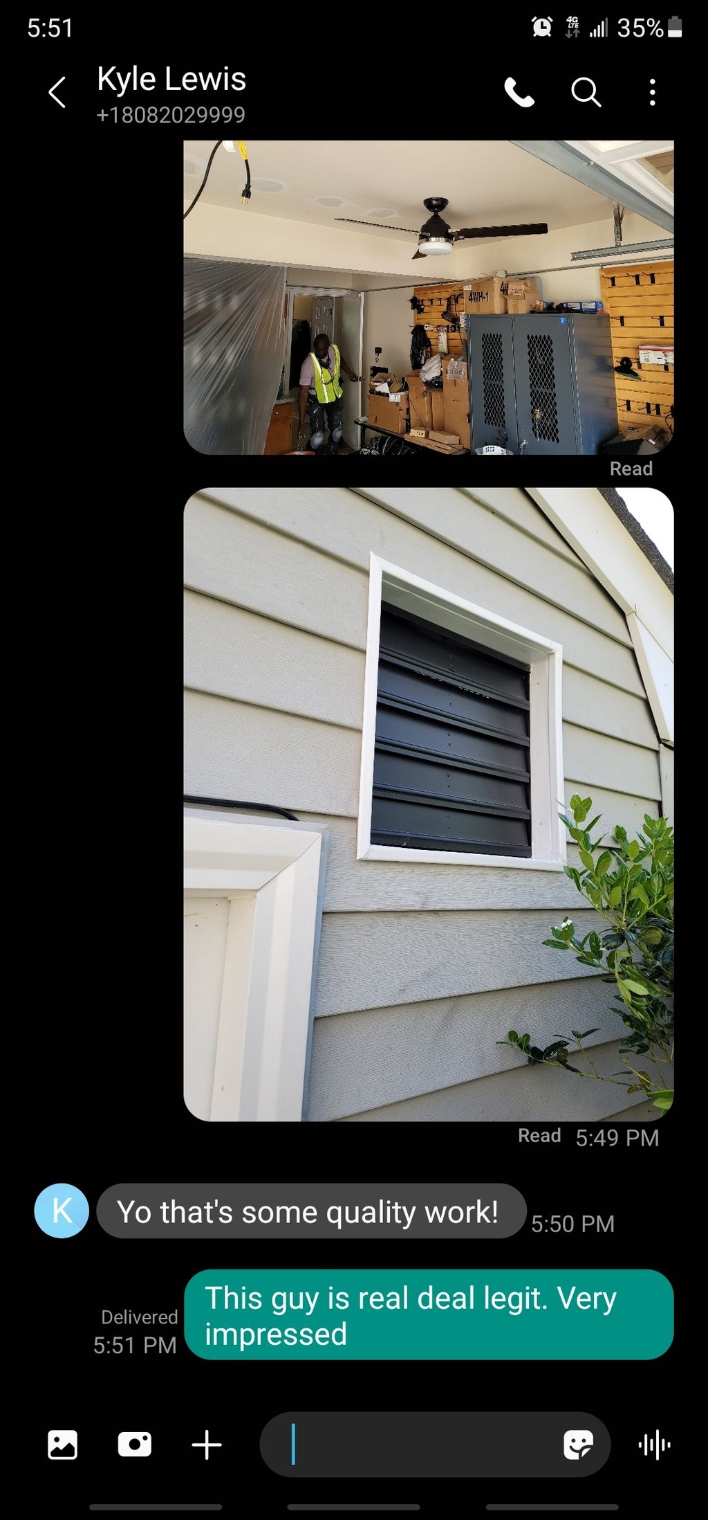 Customer photos