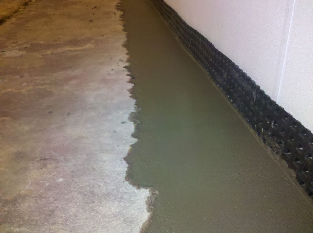Internal French Drain with SafeWall (Wall Treatmen