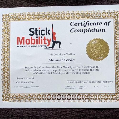 Mobility certification