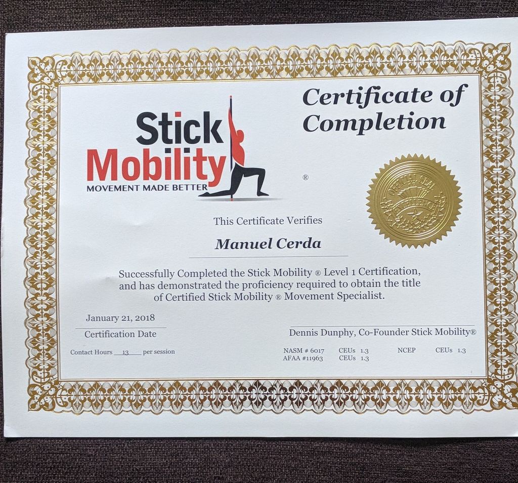 Mobility certification