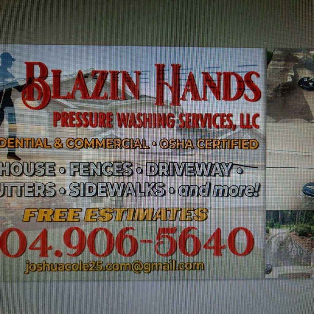 Blazing hands pressure washing services LLC