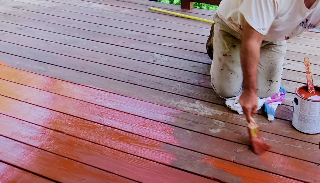 refinish painting deck