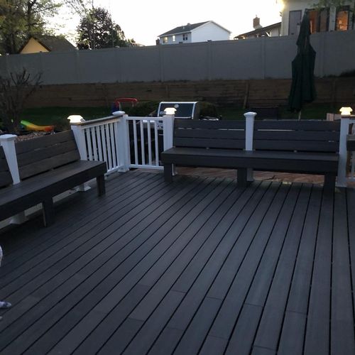 Shariff and his crew did an amazing job on my deck