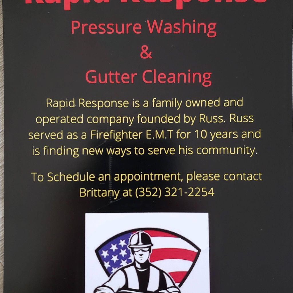 Rapid Response Pressure Washing & Gutter Cleaning