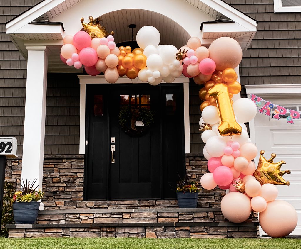 First Birthday Balloon Garland