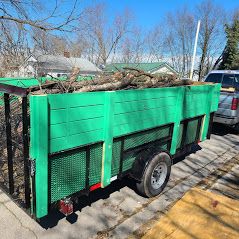 2 tons of yard debris.