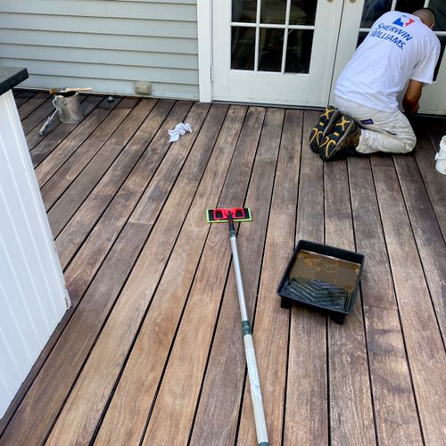 Deck Staining and Sealing