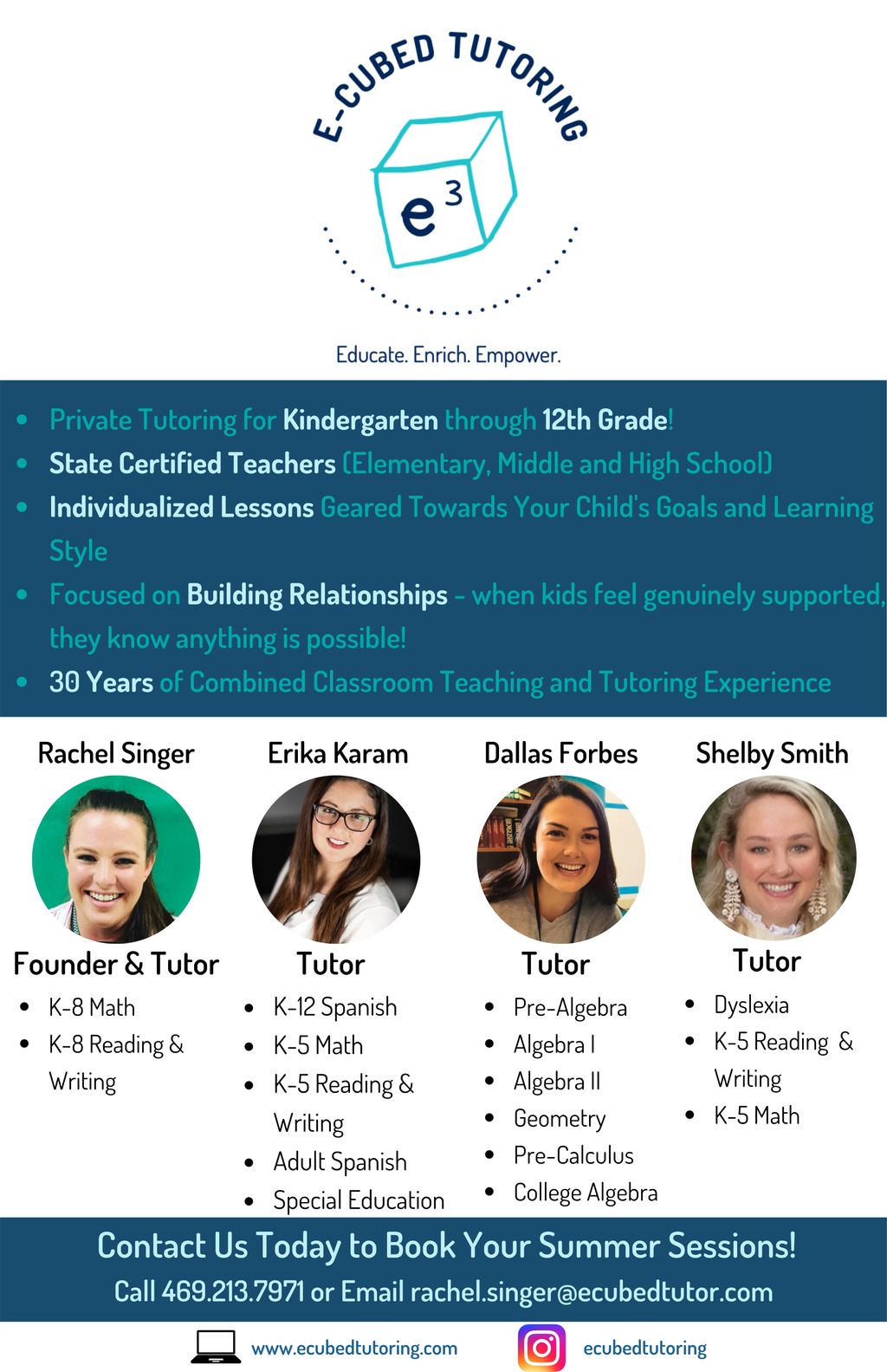 Meet Our Tutors
