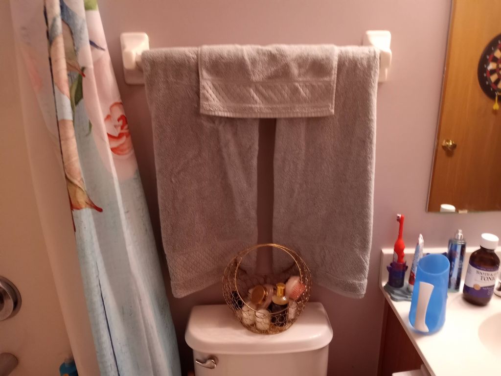 These towels were hung especially for a special la