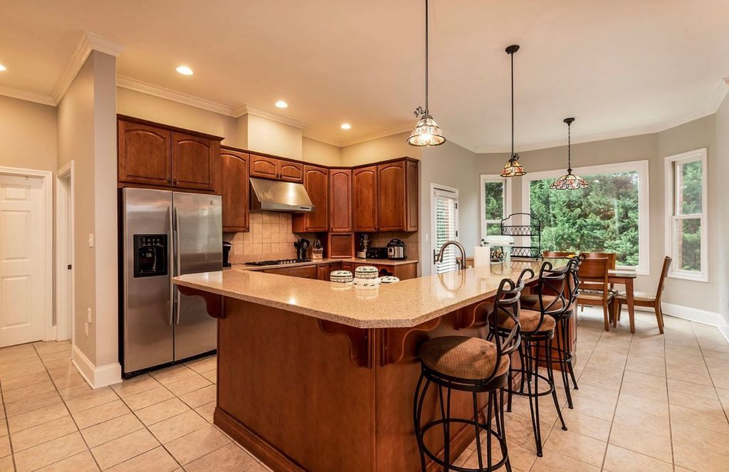 This kitchen was a clean out. Most of the cabinets