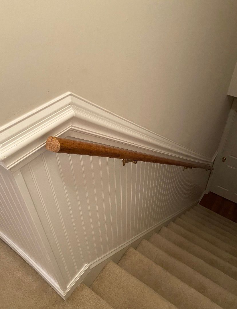 Installed new railing and wainscoting 