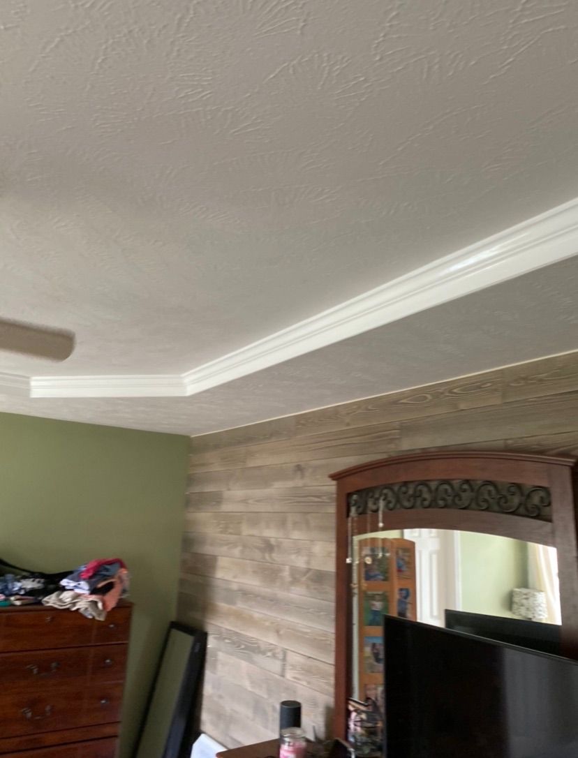 Made a ship lap accent wall