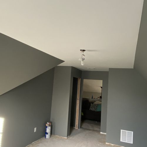 very soft flat and right walls and ceiling 