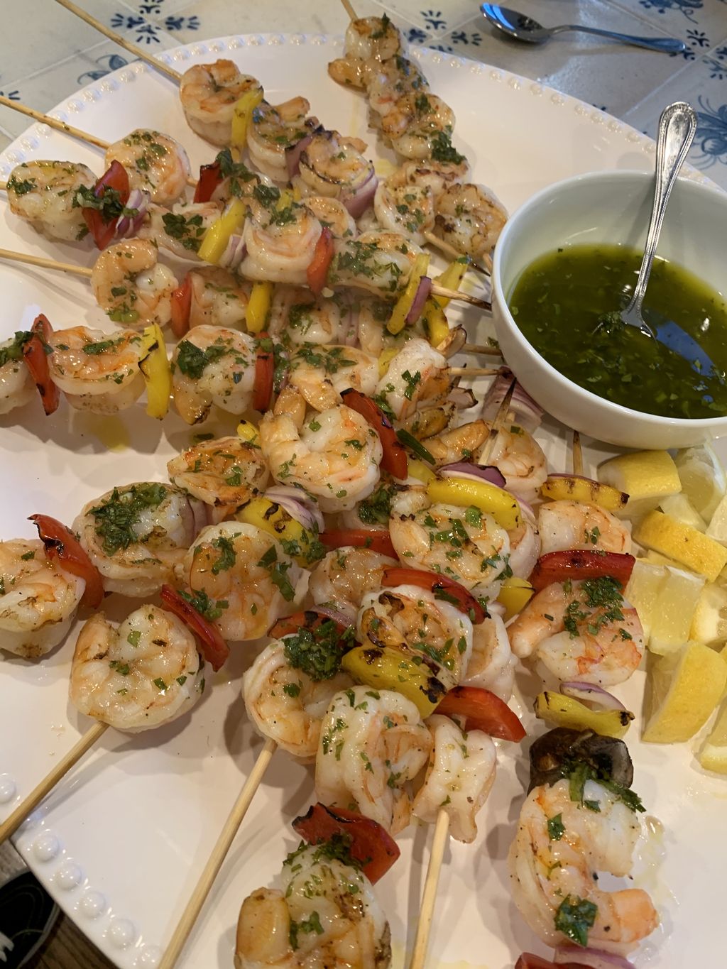 SHRIMP SKEWERS
