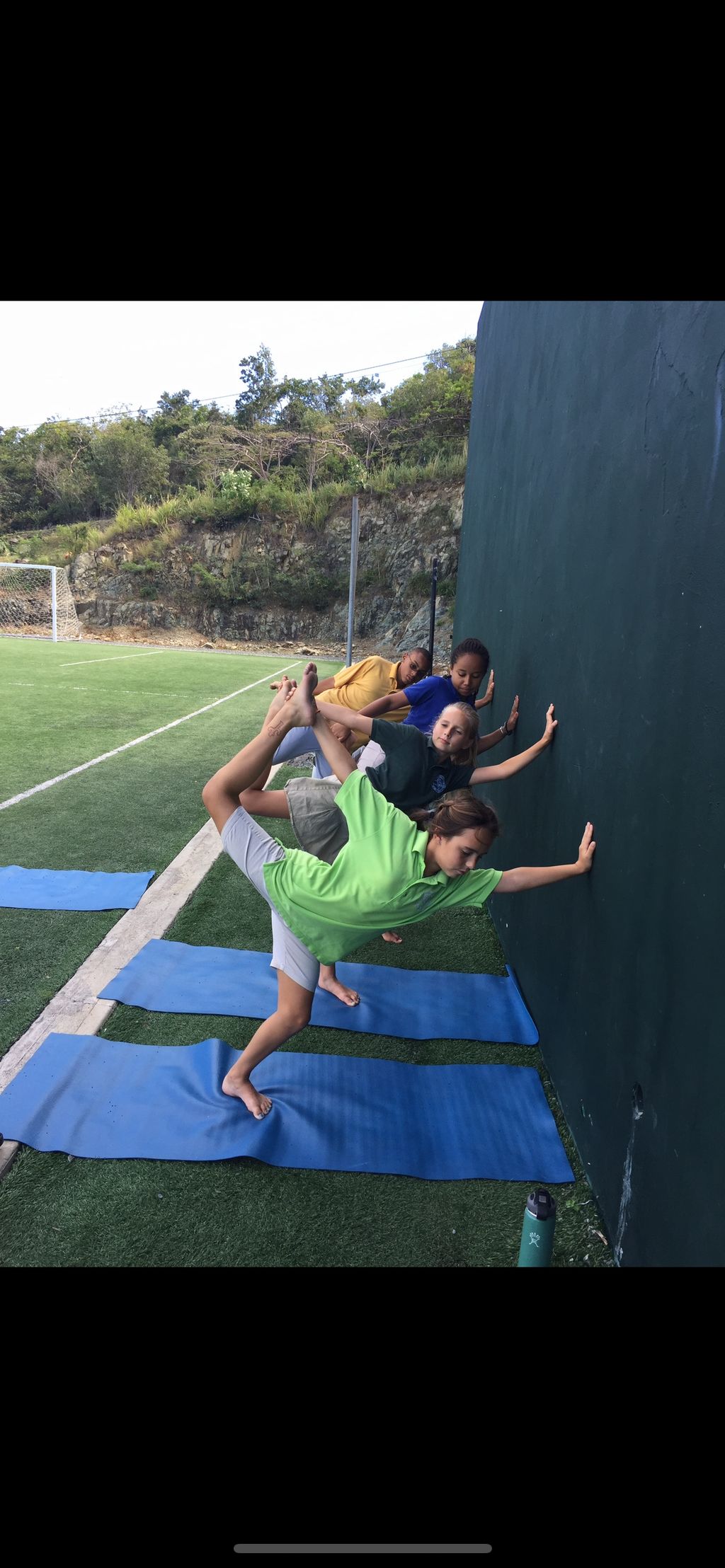 Gift Hill School in-school yoga 