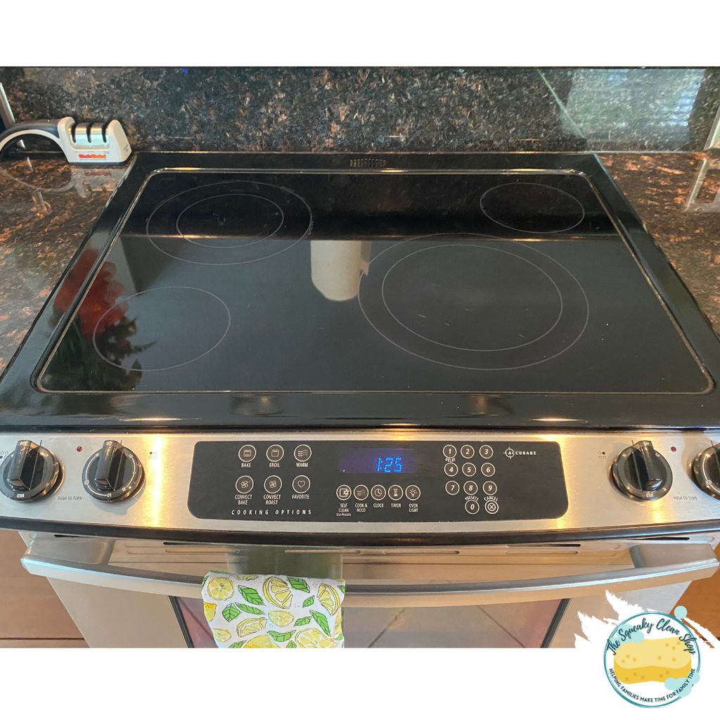 Stove Top Cleaning - After