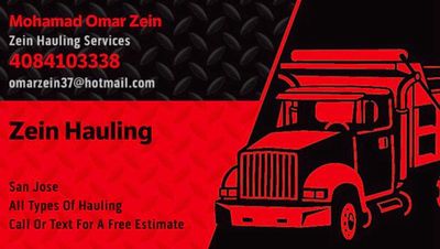 Avatar for Zein Hauling And Moving Services