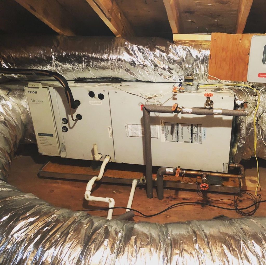 4 Ton Hydronic Air Handler indoor unit before phot