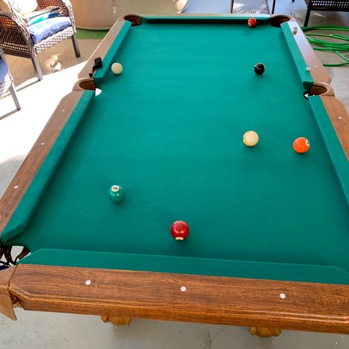 Great job ....My pool table is perfect