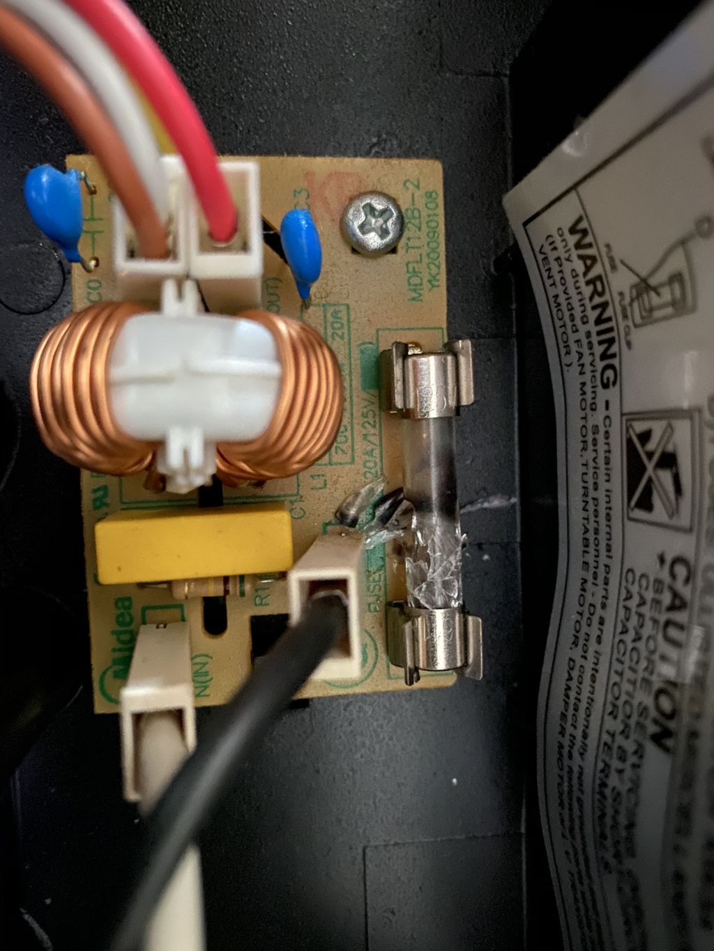 Microwave fuse replacement