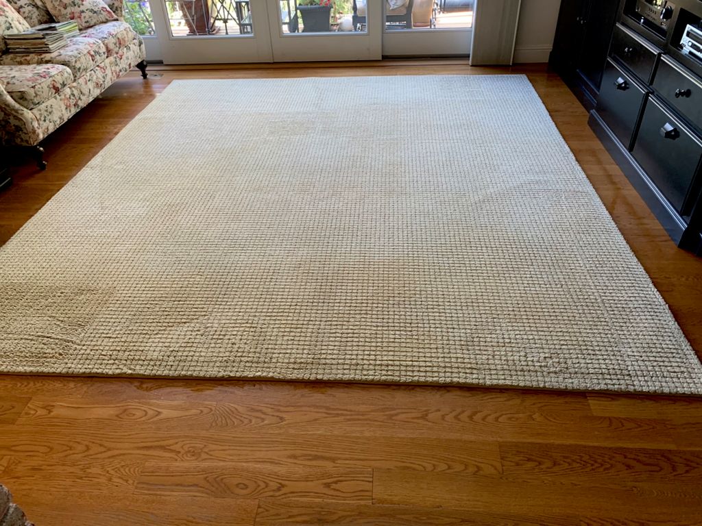 Area rug cleaned