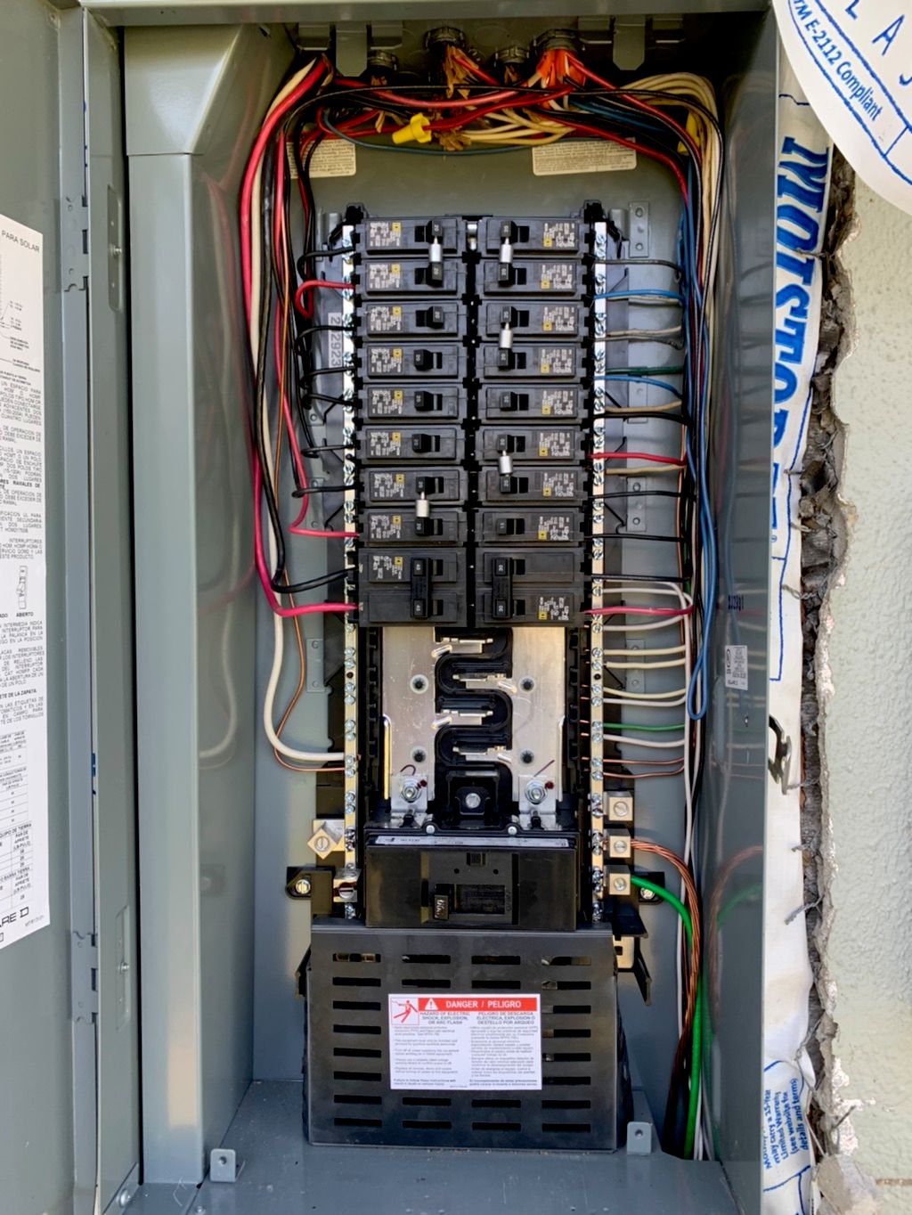 Service upgrade to a new 200Amp 30-Space Homeline 
